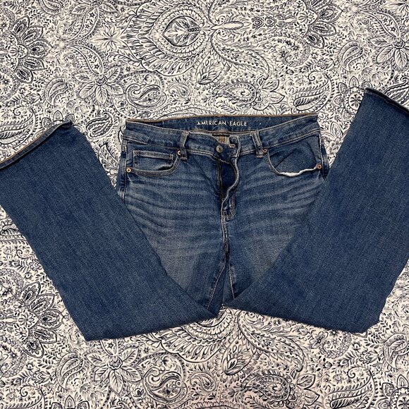 AMERICAN EAGLE Super super stretch - boot cut Size 12 x-short - Picture 1 of 8